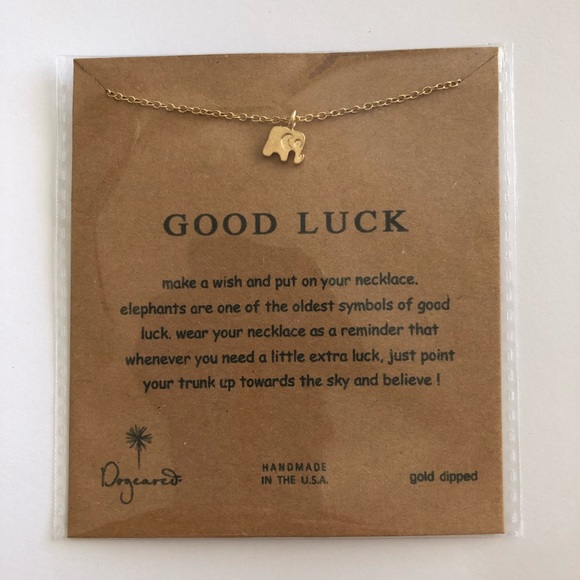 Good Luck Elephant Pendant Necklace - Picture 2 of 3